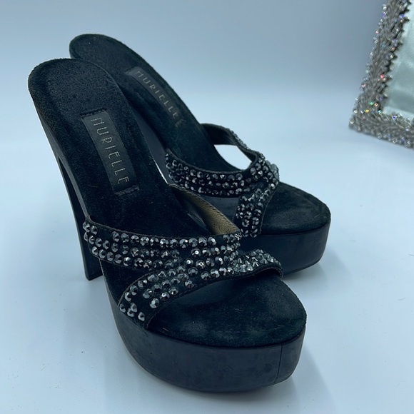nurielle Shoes Sandals High Heels Sparkle Poshmark